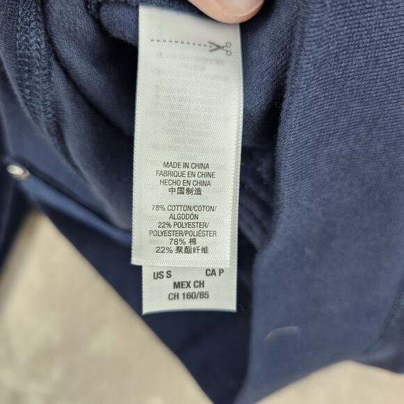 Y2K Juicy Couture Hoodie Small Full Zip Sequin Dog Velour Preppy Blue Paris - Picture 6 of 6